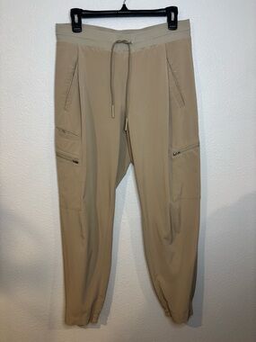 Athleta Tan Cargo Jogger Pants - Go Far Travel Pant